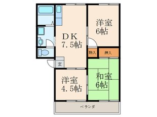 ア－バンフレ－ルの物件間取画像